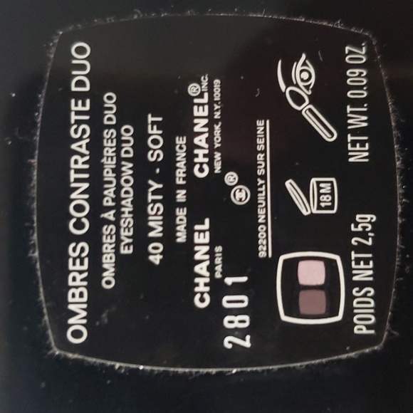 CHANEL OMBRES CONTRASTE DUO  40 misty-soft - Picture 6 of 6